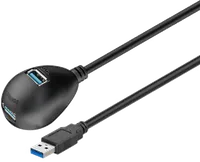 Rallonge USB 3.0 Goobay M/F - 3m - Noir - 1