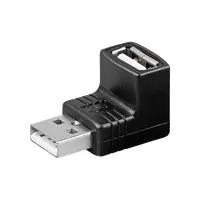 Câble USB 3.0 Coudé Type-A vers Type-C Mâle/Mâle - 2m Noir - 3