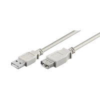 Câble USB 3.0 Goobay Type A vers Type C - 20cm - Blanc - 2