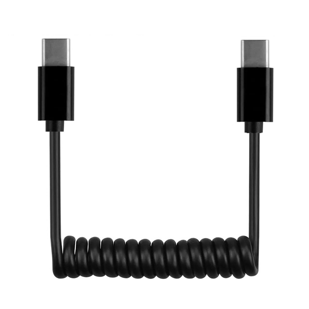 Câble USB Rétractable Type-C 3.1 - 1m Noir