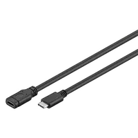 Câble Rallonge USB-C 3.1 Mâle vers USB-C Mâle - 1 mètre - 2