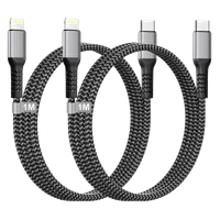 Câble USB-C vers Lightning BOOST↑CHARGE™ 1m Noir - 1