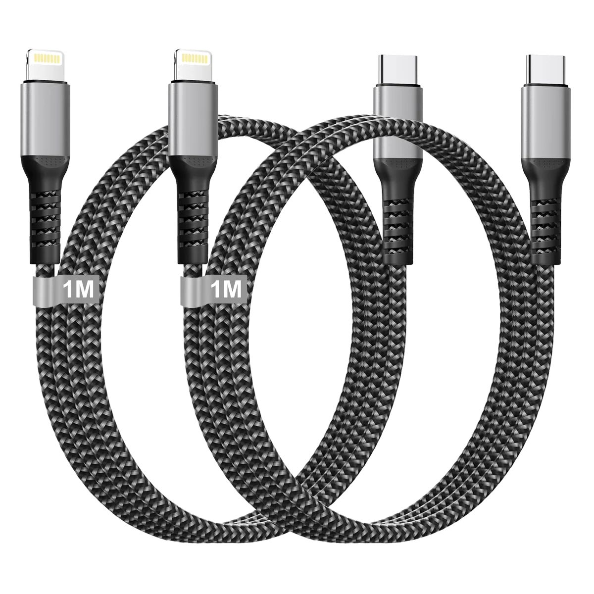 Câble USB-C vers Lightning BOOST↑CHARGE™ 1m Noir