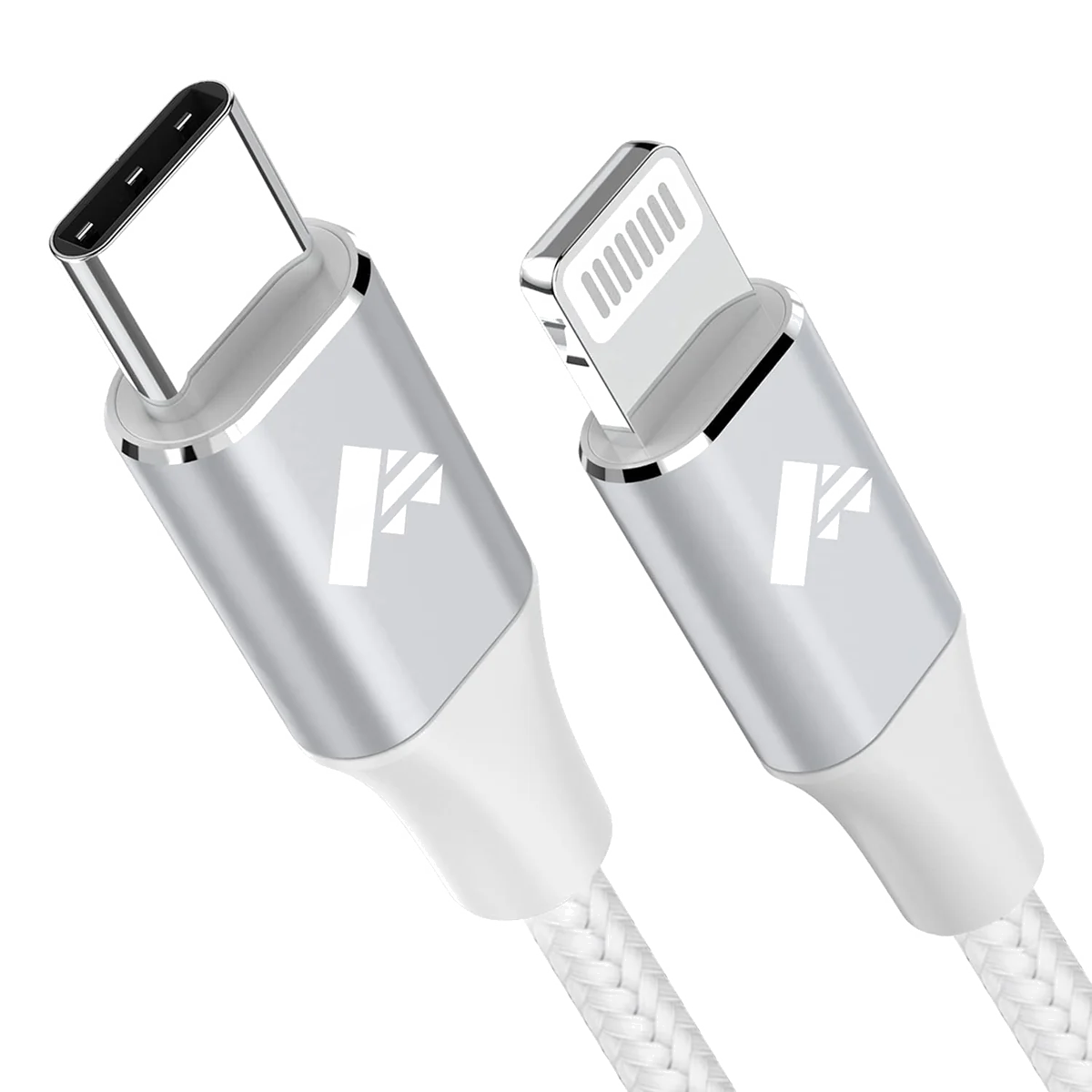 Câble USB-C vers Lightning 2M - Charge Rapide et Synchronisation Certifié MFi
