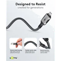 Adaptateur Câble Ethernet USB-C vers RJ45 CAT 6 FTP 1m - 1