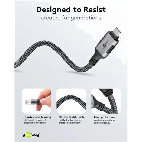 Adaptateur Câble Ethernet USB-C vers RJ45 CAT 6 FTP 1m