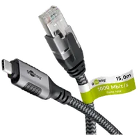 Adaptateur Câble Ethernet USB-C vers RJ45 CAT 6 FTP 1m - 2