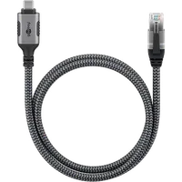 Adaptateur Câble Ethernet USB-C vers RJ45 CAT 6 FTP 1m - 3