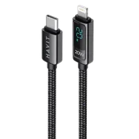 Câble USB-C vers Lightning Havit CB6246 - Charge Rapide 20W, Tressage Nylon, 1.2m