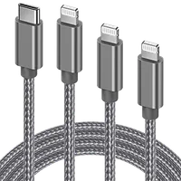 Câble USB-C vers Lightning Havit CB6246 - Charge Rapide 20W, Tressage Nylon, 1.2m - 3