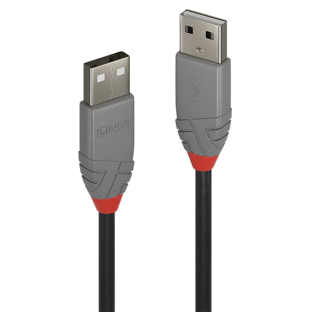Lindy Câble USB 2.0 type A/A, Anthra Line, 1m