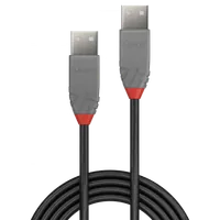 Lindy Câble USB 2.0 type A/A, Anthra Line, 1m - 2