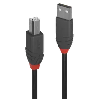 Lindy Câble USB 2.0 type A vers B, Anthra Line, 2m - 1