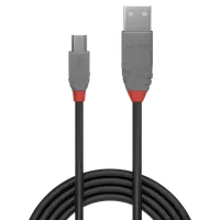 Lindy Câble USB 2.0 type A vers Mini-B, Anthra Line, 5m - 2