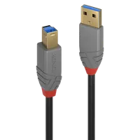 Lindy Câble USB 3.2 Type A vers B, 5Gbit/s, Anthra Line, 3m