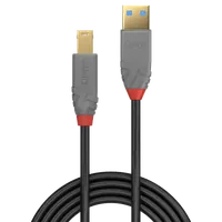 Lindy Câble USB 3.2 Type A vers B, 5Gbit/s, Anthra Line, 3m - 2