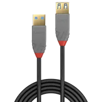 Lindy Rallonge USB 3.2 type A, 5Gbit/s, Anthra Line, 3m - 2