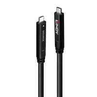 Lindy Câble Hybride Type C USB 3.2 10Gbit/s, 10m (4 Lanes)