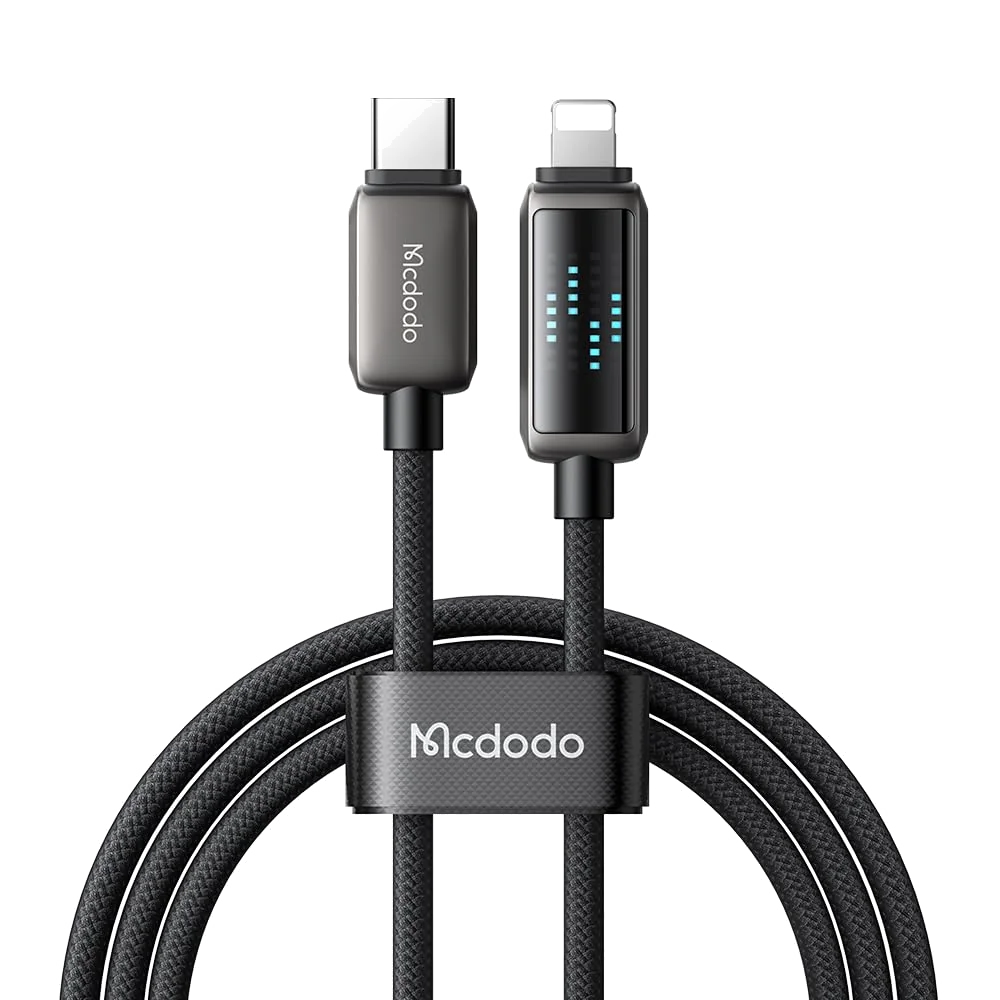 Câble Mcdodo Digital Display USB-A vers USB-C 100W 1.2m avec Écran LED