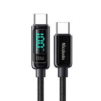 Câble Mcdodo Digital Display USB-A vers USB-C 100W 1.2m avec Écran LED - 4