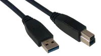 Câble USB 3.0 Type A vers Type B Mâle - 3m - Noir