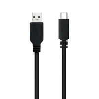 Nanocable USB 2.0, 1m câble USB USB C USB A Noir - 2