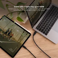 Nanocable USB 2.0, 1m câble USB USB C USB A Noir - 4