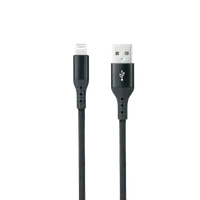 Nanocable 10.10.0401-COBK câble Lightning 1 m Noir - 2