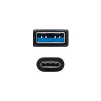 Nanocable USB 3.1, 1m câble USB USB 3.2 Gen 2 (3.1 Gen 2) USB C USB A Noir - 3