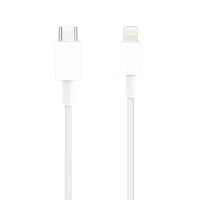 TooQ Câble Lightning vers USB-C 2m Blanc - 2