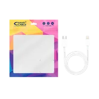 TooQ Câble Lightning vers USB-C 2m Blanc - 7