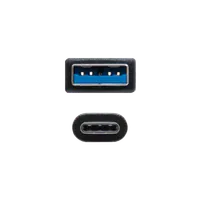Nanocable 10.01.4002 câble USB USB 3.2 Gen 2 (3.1 Gen 2) 2 m USB C USB A Noir - 3
