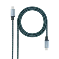 Nanocable 10.01.4101-COMB - Câble USB 3.2 Gen 2 USB-C vers USB-C 1m Noir/Gris