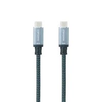 Nanocable 10.01.4101-COMB - Câble USB 3.2 Gen 2 USB-C vers USB-C 1m Noir/Gris - 2