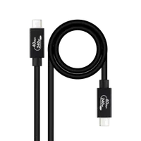 Nanocable 10.01.5001 câble USB USB4 Gen 3x2 1 m USB C Noir