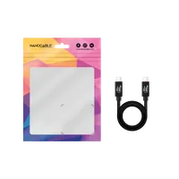 Nanocable 10.01.5001 câble USB USB4 Gen 3x2 1 m USB C Noir - 3