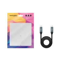 Nanocable 10.01.4302 - Câble USB USB4 Gen 2x2 2m USB C Noir - 4