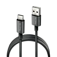 NGS ZYRO-AC câble USB USB 2.0 1 m USB A USB C Noir
