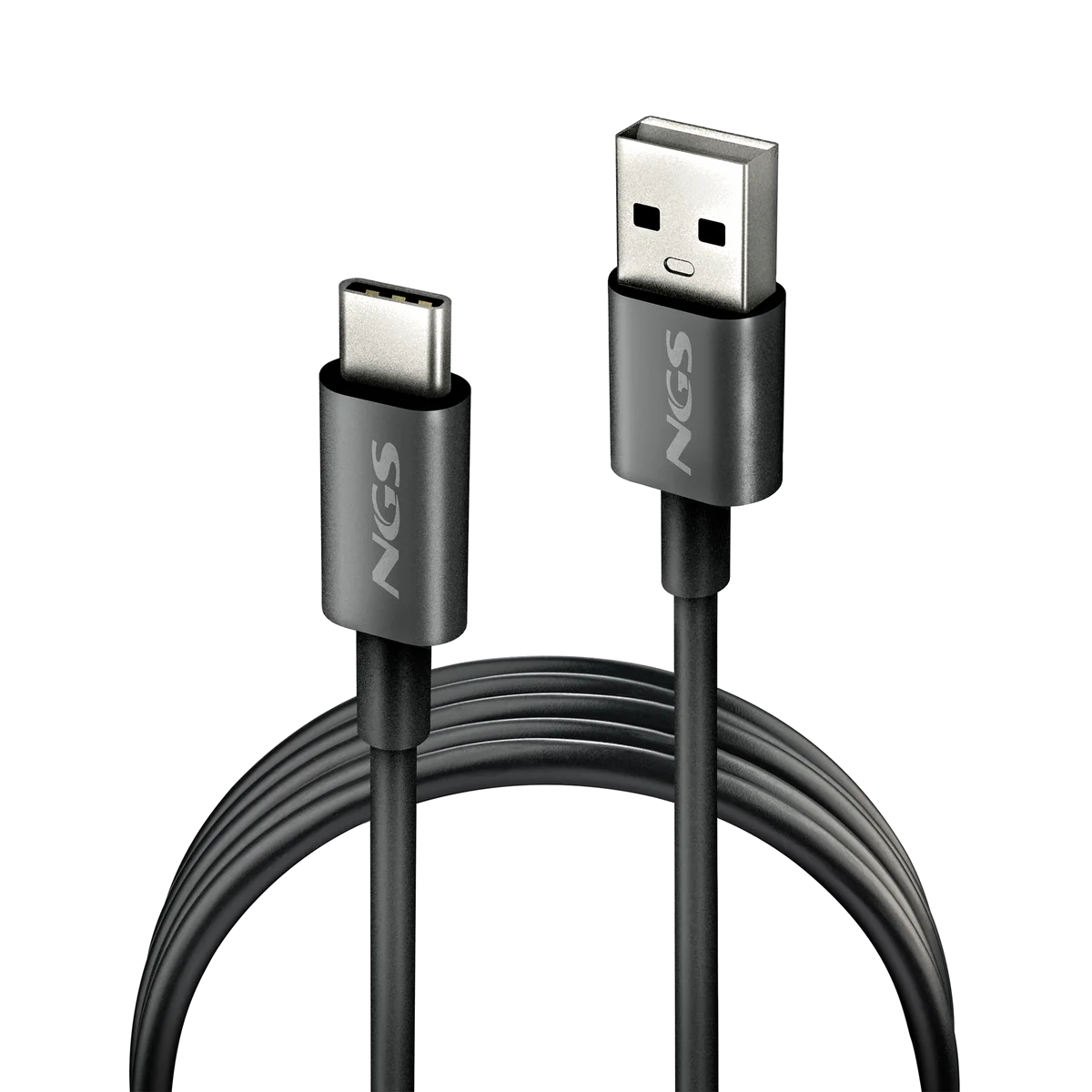 NGS ZYRO-AC câble USB USB 2.0 1 m USB A USB C Noir
