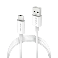NGS ZYRO-AC - Câble USB A vers USB C Blanc 1m
