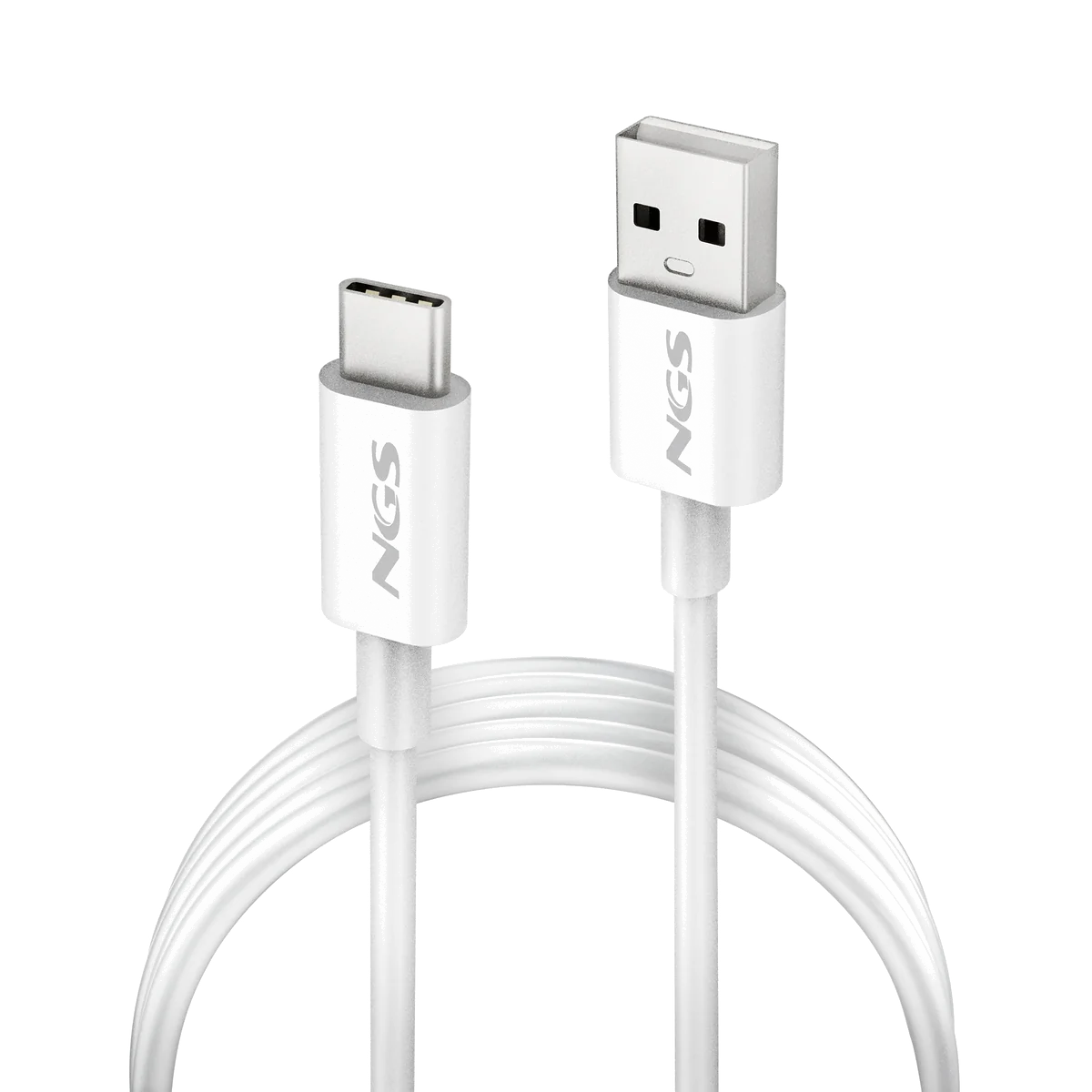 NGS ZYRO-AC - Câble USB A vers USB C Blanc 1m