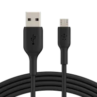 Câble USB 3 en 1 : USB-C, Micro USB & Lightning - 1.5m Noir - 3