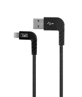 Câble USB-C vers Lightning T'nB XTREMWORK - 1.5m Noir