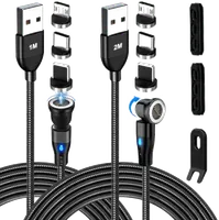 Câble USB-A vers USB-C Tiemme Classic 18W 1m Noir - Charge Rapide et Transfert de Données - 2