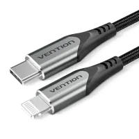 Câble USB 2.0 Vention 3-en-1 : USB-C, Lightning & Micro-B - 1m