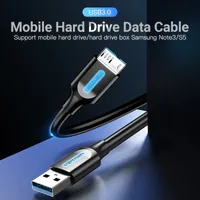 Câble USB 2.0 Vention 3-en-1 : USB-C, Lightning & Micro-B - 1m - 4