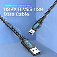 Câble USB 2.0 A vers USB-C - 1m Noir PVC - 2