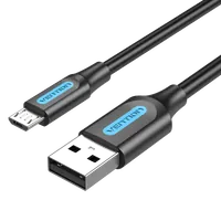 Câble USB 2.0 Mâle vers Micro-B Mâle 2A 2m Noir - 3