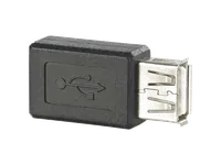 Adaptateur USB 2.0 Type A Femelle vers Micro USB Type B Femelle - Noir