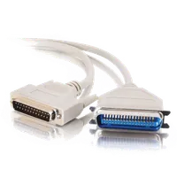 Câble Null Modem DB9 Femelle vers DB25 Mâle - 1.8m